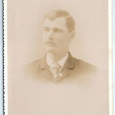 c1890s Sparta, Wis. Young Man Cabinet Card Photo Antique Richardson Bros B2 picture
