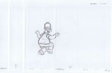 Simpsons Homer Original Art Animation Production Pencils GABF21 B SC-1 C A-8 picture