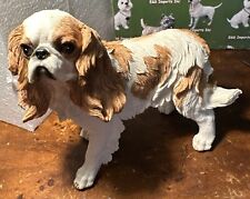 DS-A3202B Brown & White King Charles Cavalier Dog New Ships Immediately 8”x 7.5” picture