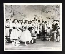 1957 Bolshoi Theatre Ballet Giselle Dancers Before Filming Vintage Press Photo picture
