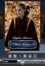 Topps Star Wars Card Trader Chrome Sapphire: TPM Selections SR Orange Base/Sig picture