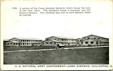 c.1910's WW1 BARRACKS AT CAMP SHERMAN CHILICOTHE, OHIO  picture