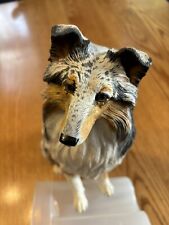 The Danbury Mint Collie Sheltie Dog Puppy Canine Figurine Statue 9” picture