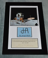 Apollo 14 Lunar Surface Flown Flag + Stuart Roosa Signed COA NASA Moon Space picture