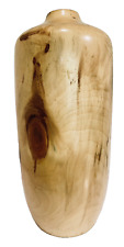 Hand Crafted Aspen Wood Vase MCM Boho 1960’s 11.25” Tall picture