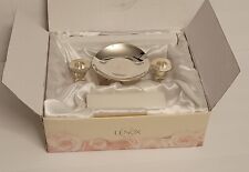 Lenox Silver Plated Opal Innocence Wedding Unity Candle Holder with BOX picture