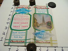 Vintage Tourist paper: 1941-42 HISTORIC CHARLESTON SOUTH CAROLINA guide & Map picture