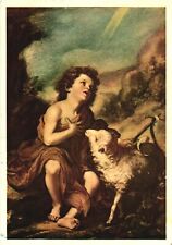 St. John the Baptist as a Child by Bartolomé Esteban Murillo, Spain Postcard picture