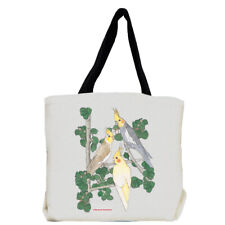Cockatiel Parrot with Fauna Tote Bag picture