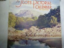 1951 Scots Pictorial Calendar in Shipping Case to Winnipeg ~ 24 Colour Scenes picture