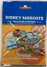 2019 Disney Parks Attraction Mascot Disney Mystery 5 Pin Pack Disneyland Sealed picture