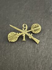 9th Infantry regiment 1st battalion Theater Made Officers Pin picture