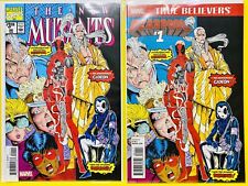 New Mutants #98 Facsimile (2 Copies) NM Condition (1st Appearance of Deadpool) picture