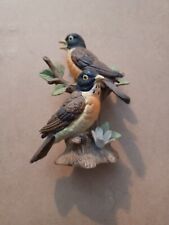 Vintage Lefton Porcelain China Figurine handpainted in Taiwan Robin picture