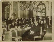 1919 Press Photo Peace Conference Delegates in Quai D'Orsay, Paris, France picture