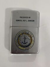 Zippo Lighter Presented By US Navy Four-Star Admiral Roy L. Johnson picture