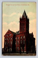 Cumberland MD-Maryland, Allegany County Court House, Antique Vintage Postcard picture