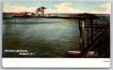 Newport Rhode Island~Lime Rock Lighthouse~Ida Lewis~c1905 Postcard picture