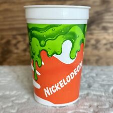Vintage 90s Pizza Hut Nickelodeon Studio Slime Plastic Cup MTV Viacom 1990 READ picture