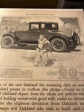Illustration Young Man By J Woodruff ‘25 Oakland Harmonic Six Roadster GM VTG picture