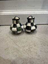 Mackenzie Childs Courtly Check Salt and Pepper Shaker Set picture