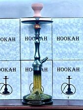 Heavy Duty Stainless Steel Hookah Shisha Complete Set, shared two hoses 24