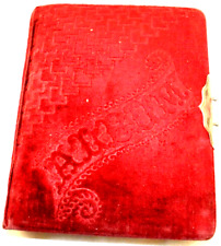 Nice Victorian Cabinet Card Photo Album for Cabinet and CDV Cards cir 1800s picture
