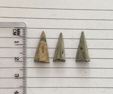3 X ANCIENT GREEK. BRONZE ARROWHEADS DATING TO CIRCA 500 B.C. picture