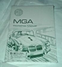 MGA 1500, 1600, 1600 (MK II) Workshop Manual, 1955-1962 by British Motors NEW picture