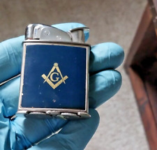 Vintage Evans Blue Petite Lighter featuring Masonic logo picture