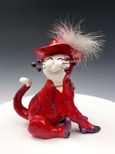 Amy Lacombe Cats WhimsliClay - Teresa Fancy Felines Cat Willits Designs picture