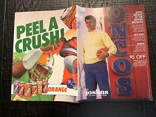 1986 Orange Crush Denver Broncos Joslins Steve Watson Print Ad - Gameday picture