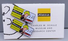 Charles M. Schulz Museum Schroeder Lapel Pin Set of 2 Peanuts picture