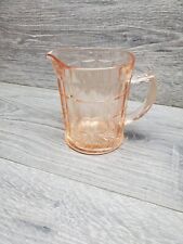 Vtg Pink Depression Glass Small Pitcher  picture