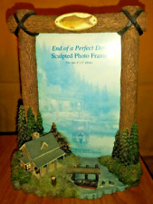 End of a Perfect Day Sculpted photo frame by Thomas Kinkade comes w box picture