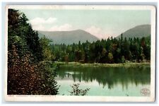 c1910 Ammonoosuc Lake White Mountains New Hampshire NH Phostint Antique Postcard picture