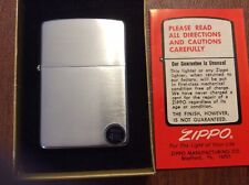 New ZIPPO Standard Lighter, Brush Finish, 1978, UNFIRED  No. 200 picture