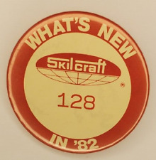 Vintage SKILCRAFT Pinback Button 
