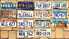 LICENSE PLATE - LOT OF 14 -  ARTS & CRAFTS, RUSTIC picture