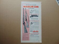 1955 MARLIN 336 For The Fastest Next Shot vintage art print ad picture
