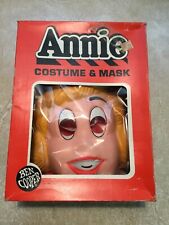 Vintage Ben Cooper Little Orphan Annie Costume Mask and Costume With Box picture