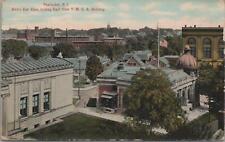 Postcard Bird's Eye View Looking East from YMCA Building Pawtucket RI picture