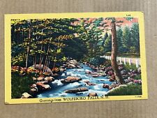 Postcard Wolfeboro Falls NH New Hampshire Scenic Greetings Vintage PC picture