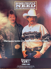 1997 Vintage Magazine Advertisement Brooks & Dunn Panhandle Slim Clothing picture