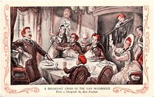 A Breakfast Crisis in Clarence Day Household Life With Father Postcard Freeman picture