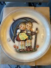 Vintage MJ Hummel First Edition 1975 Anniversary Plate Stormy Weather No Box picture