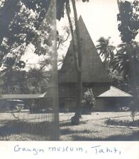 TAHITI FRENCH POLYNESIA~PAUL GAUGIN MUSEUM~EARLY PHOTOGRAPH picture