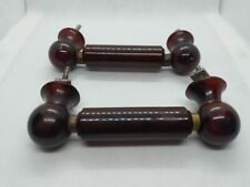 A Pair of Marbled  Bakelite Furniture Handles picture
