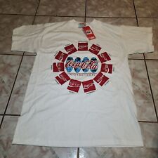 NWT Coca Cola 1991 International White T-Shirt  Size Medium Made in the USA,  picture