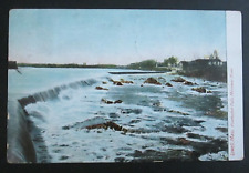 Pawtucket Falls Merrimac River Lowell MA Posted DB Postcard picture